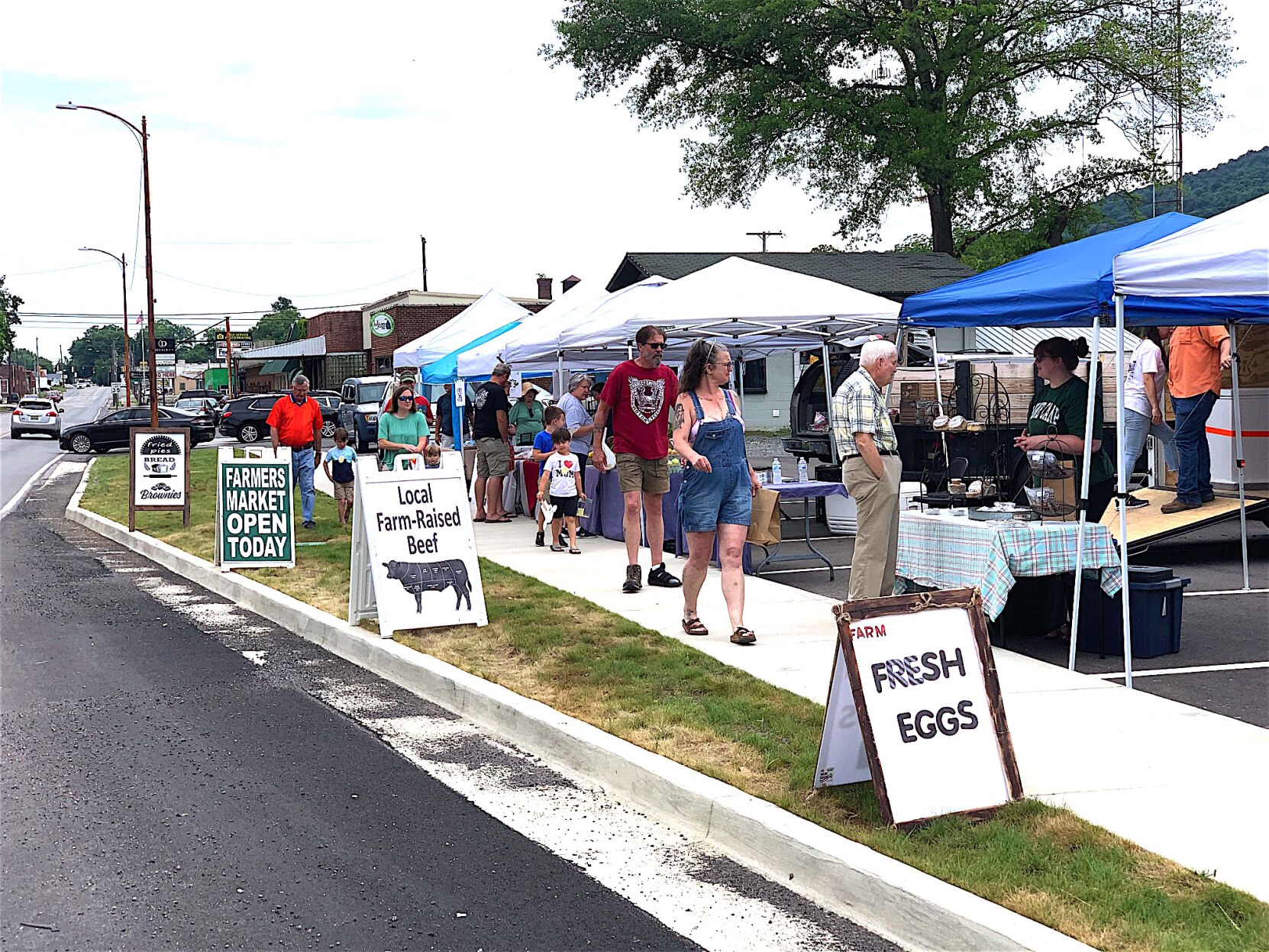 Fort Payne Main Street debuts 2021 farmers market, hosts 'Touch a Truck' event